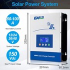 30-100a Mppt Solar Panel Charge Controller Battery Regulator 12v 24v 36v 48v Lcd
