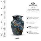 Abstract Cremation Urns Adult Human 3 Inch Urns For Ashes Keepsake
