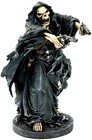 9 1 2  New  Grim Reaper Gothic Skeleton Dual Pistol Death Figurine Gunslinger