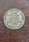 Western Saloon Brothel Token Silver Dollar Hotel Denver Co Brass Collectible