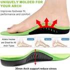 Orthotic Shoe Insoles Inserts Flat Feet High Arch Support For Plantar Fasciitis