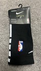 Nike Elite Nba Dri-fit Basketball Crew Socks Black And White 2 Pairs