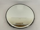 Vintage Ornate Mirrored Vanity Perfume Dresser Tray Round Metal Glass