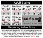 Build A Belt Kid s Power Ranger Buckle 1 25  Wide With Canvas Web Belt