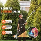 6-in-1 Multi-functional Trimming Tools Gas Hedge Trimmer 52cc Weed Eater
