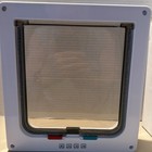 Large Cat Door Interior Exterior 4-way Locking Pet Flap For Cats Small Dog Pet