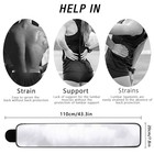 Waist Trimmer Unisex Weight Loss Sauna Trainer Wrap Belt Sweat Stomach Shaper