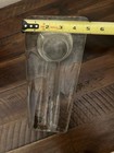 Unique Vtg  Mcm Heavy Glass Cigar Ashtray  Paper Weight Desk Conversation Piece