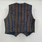 Hobby Horse Womens Size 1x Taffeta Checkered Equestrian Show Vest Riding Apparel