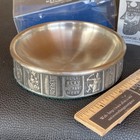 Heilag Olav Og Hans Menn Viking 4 25    Nut Candy Dish Norwegian Konge Tinn Pewter