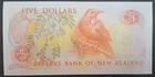  1984-88  New Zealand 5 Dollars P171b  Signature Russell  Jgy823512 