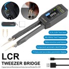 Fnirsi Lcr-st1 Smart Tweezer Lcr Esr Smd Tester Ohm Capacitance Diode Test 2025 