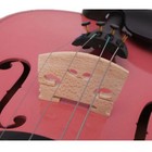 1 8 Size Pink 4strings Acoustic Violin Set With Case Bow Rosin