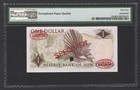New Zealand One Dollar Nd 1968-75  P163bs  specimen  Uncirculated Grade 64