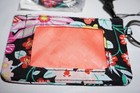 Vera Bradley Zip Id Case And Lanyard Tangerine Twist Nwt Exact School work