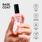 Clear Top Coat And Sheer Pink Base Coat Ridge Filler Strengthening Anti Chip    