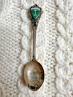 Vintage Sterling Silver   Enamel Saudi Arabia Small Souvenir Spoon