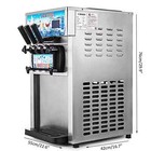 Vevor 1200w Ice Cream Machine Countertop Soft Serve Maker Commercial