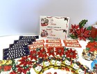 Vintage Christmas Stickers Seals Large Lot Individual Full Sheets And Partial 