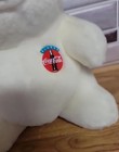 Vtg 1993 Coca-cola Plush Polar Bear With Red Coke Badge Stuffed Animal 7 