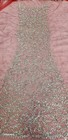 Luxury Rhinestone Fabric For Dresses  Gowns   Performance Wear Lace By The Yard