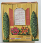 Vintage Barbie Knitting Pretty Reproduction Backdrop House Empty Box Only