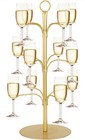 Cocktail Tree Stand For Drinks Champagne Tower Wine Glasses Holder  3 Tier 12 Ct