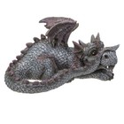 Pacific Trading Blue Dragon Laying Down Figurine 7 4 Inch