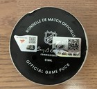 Columbus Blue Jackets New York Islanders Game Used Hockey Puck 2 28 26 25th Cbj