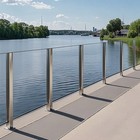 Cvter Glass Railing Post No-punch   304 Stainless Steel Glass Railing Spigot