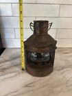 Antique Starboard Ship Lantern  Vintage Boat Lantern  Brass steel Marine Light