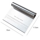 Stainless Steel Dough Cutter Scraper Pizza Cutter Cake Cutting Knife With Scale