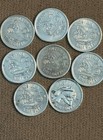 heads I Win  Tails You Lose   Lot Of 8 -adult Novelty Flipping Coin  Token