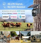 Xega 4g Lte Cellular Security Camera Outdoor Solar Camera  Ptz 360   View