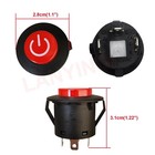  2 Pcs  Power Button Switch Push Start Replacement For Kids Ride On Toy Car 12v