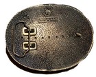 Brand New  Vintage Golden Eagle On A Silver Belt Buckle