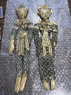 A o-vintage Antique Oriental Prosperity Doll - Asian    cash Coin Doll    Nice Pair