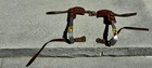Vintage Bell System Buckingham Lineman s Gaffs  Pole Climbing Spikes   Case