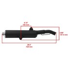 Exhaust Muffler W spark Arrester For Suzuki Ltz400 Z Quadsport Z400 2003-2014