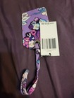 Vera Bradley Luggage Tag Employee Name Id Holder Purple New 