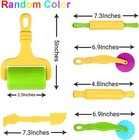 Play Dough Clay Modeling Tools Set Rollers Molds Cutters 5 6 11 Pcs