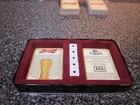 Budweiser Rivers Edge Outdoors Themed Playing Cards With Dice Tin Set