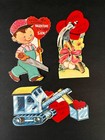 Lot Of 10 Vintage Die-cut Valentine s Day Cards Late 30 s-early 50 s  un-used 