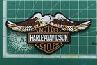 Harley Davidson Patch Iron-on Tri-color Eagle Embroidered