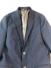 Nordstrom Navy Blue Blazer Jacket Youth Boys Regular Two Button