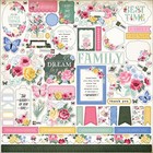 Carta Bella Bloom Collection Kit 12 x12  Paper Stickers Echo Park Paper