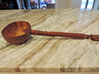 Antique Native American Indian Or Folk Art Carved Handmade Wooden Ladle