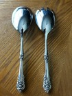 Nice Huge 11   Wallace Grande Baroque Salad Serving Set Sterling Silver