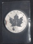 2016  5 Reverse Proof Silver Maple Leaf  1 Oz  Fine Silver Panda Privy L-290905