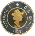 1999 Canada Toonie Nunavut Proof Sterling Silver Two 2 Dollars Coin